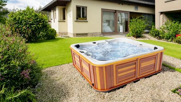 Arctic Spas Summit installed on a spacious outdoor deck